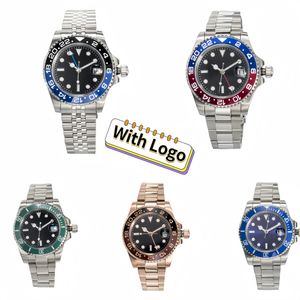 Mens automatisch mechanisch keramiek horloges 41 mm vol roestvrijstalen glijdende clasp zwempolshulden saffier Luminous Watch Montre de Luxe