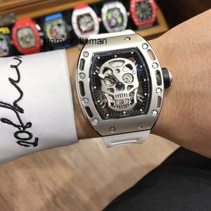 Men Watch Man Mechanical Watch Calendar Square Active Sports Barrel RM052 Hollow