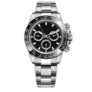 hommes montre qualité 5ATM mouvement automatique 116500LN 40mm montres mécaniques bracelet en acier inoxydable mode masculine étanche montre-bracelet lumineuse