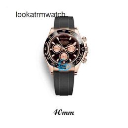 Men de montre RLX Mécanique luxe pour hommes Watch Daytone Strap Strap personnalisé Pagani Design Swiss Brand Wristwatch Wristproof