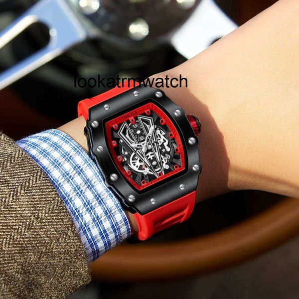 Reloj para hombre estilo RM lujo superior titanio dorado reloj caliente forma RM venta calidad deportiva ONOLA Rose reloj de pulsera para hombre