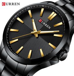 Men Watches 2019 Marca de acero inoxidable de la marca de acero inoxidable Mensil para hombres Curren Wallwatch Man reloj impermeable 30 m rellotes ly198665880