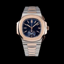 Men Watches 40mm Stainls Steel Fashion Nieuwe Rose Gold Watch Waterdicht polshorloge orologi di Lusso verjaardag