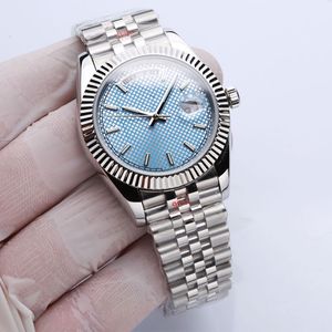 Herenhorloges 41MM Automatisch mechanisch horloge Modehorloges Roestvrij stalen band Montre De Luxe Zakelijk ontwerp Lichtgevend horloge