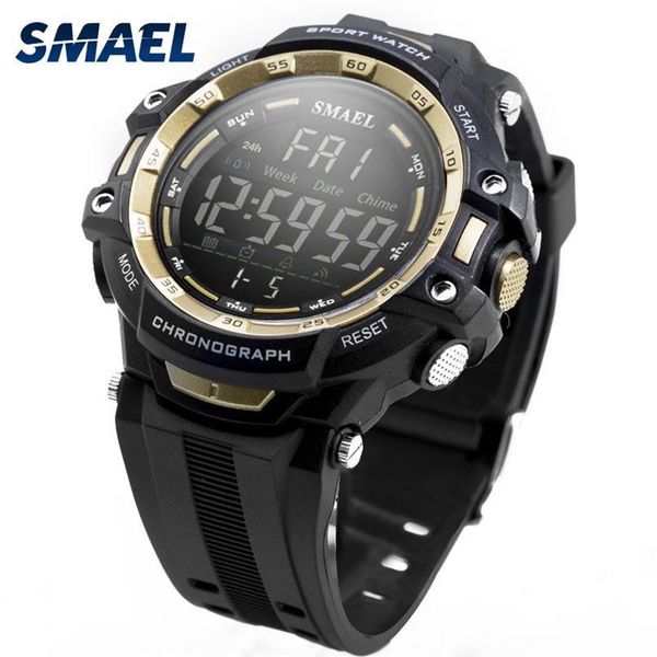 Hommes regarde numérique LED Light Smael Watch S Shock Montre Mens Militar Watchs Top Brand Luxury 1350 Digital Wrists Sports300y