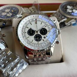 Mannen Horloges Mode Designer Merk Luxe Brietling Heren Quartz Horloge 42mm Waterdichte Stopwatch Man Hoge Kwaliteit Whloesale