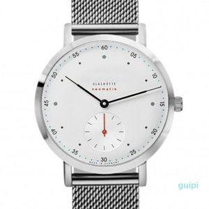 Men Watches Luxury Watch Brand Roestvrijstalen band Nomos Dial Casual Dress Polshorwatch Business Gift For Heren Relojes Clock 274d