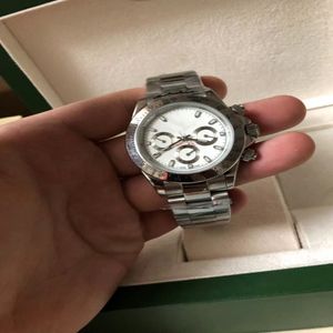 Relojes para hombres con caja original Reloj con movimiento mecánico automático 2813 Relojes con esfera blanca Hombres 116508 116520 116528 Reloj de pulsera para hombre 241x