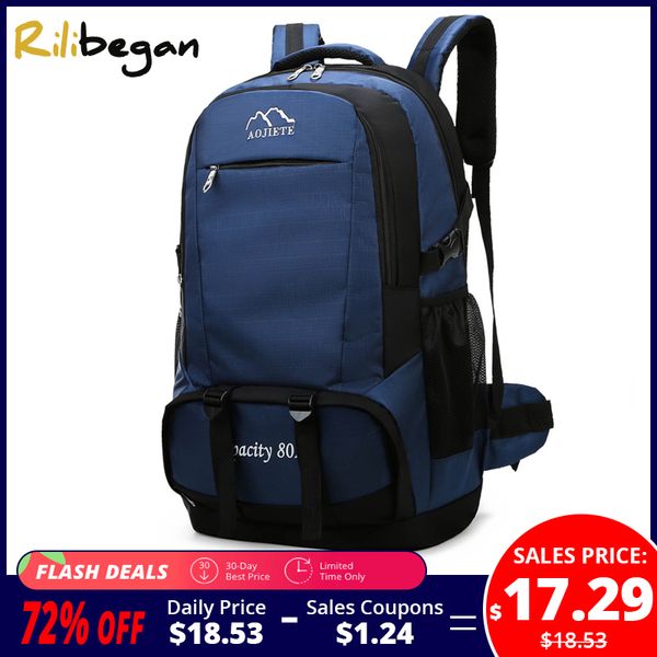 Sac à dos étanche pour ordinateur portable pour hommes Super grande capacité hommes Nylon voyage pour femmes sac de Camping en plein air mâle