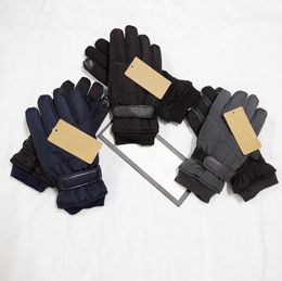 Guantes de invierno para hombre, guantes de ciclismo para bicicleta, guantes con dedos completos para hombre, guantes de carreras cálidos impermeables a prueba de viento para deportes al aire libre, envío gratis