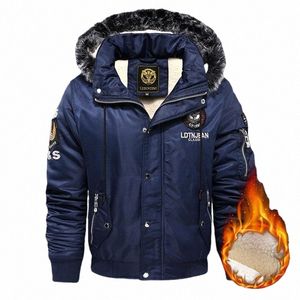 Hombres Invierno con capucha Chaquetas de lana Parkas Abrigos cálidos Nuevo Outwear masculino Abrigos de invierno ocasionales Buena calidad Hombres Slim Fit Chaquetas 4 k7L4 #