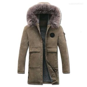 Hommes hiver longs Parkas coton rembourré vestes manteaux Jaqueta Masculina Veste Homme Vestes Casual Mode Slim Fit Manteau T200107