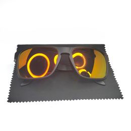 Hombres Mujeres Cycling Gafas de sol Brand Sport Eyewear Conducir Googles Square Sun Glasse UV400 9102 Lente polarizada de pesca