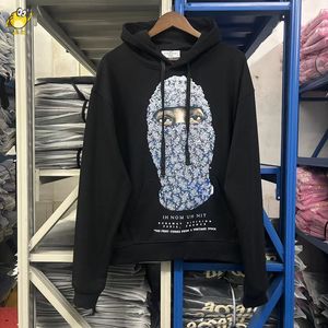 Mannen vrouw hiphop pullover sweatshirts mode oversized katoenen hoodies capuchoneded
