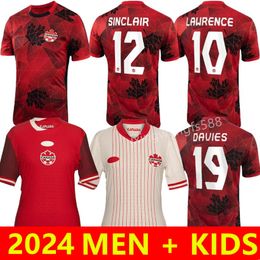 HEREN 2024 Canada Voetbalshirts DAVIES J.DAVID Osorio 24/25 thuis nationale ploeg EUSTAQUIO HUTCHINSON CAVALLINI LARIN HOILETT voetbalshirt BUCHANAN
