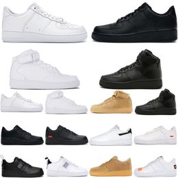 hombres mujeres 1 bajo Zapatos para correr diseñador para hombre zapatillas de deporte al aire libre al aire libre triple blanco negro Spruce Aura marfil pálido para mujer entrenadores deportivos al aire libre