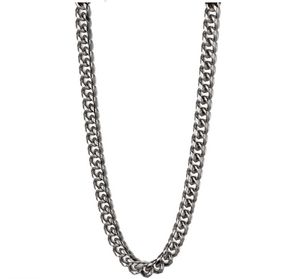 Colliers en acier inoxydable 316L pour hommes/femmes, Miami cubain, 6/8mm, Hip Hop rétro Punk élégant, mode 1 + 1 Figaro, longue chaîne, bijoux