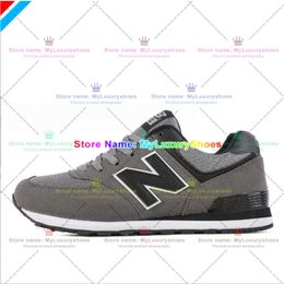 Hombres Mujeres 574 Zapatos deportivos casuales Zapatos para correr Malla transpirable Corte bajo con cordones Zapatillas de deporte de ocio Zapatos unisex al aire libre Zapatillas de deporte Tamaño 36-44 720