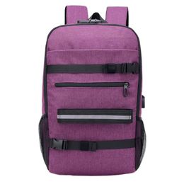 Sac à dos antivol pour hommes et femmes, sac à dos pour ordinateur portable, sport, chargement USB, sangle réglable, voyage, étudiants, fermeture éclair, Longboard, école 230x