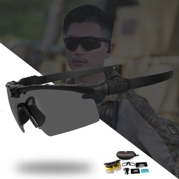 Hombres Mujeres Ejército BALLÍSTICO 3.0 Protección Gafas militares Paintball Tiro Gafas Tácticas MTB Ciclismo Gafas de sol polarizadas 240223