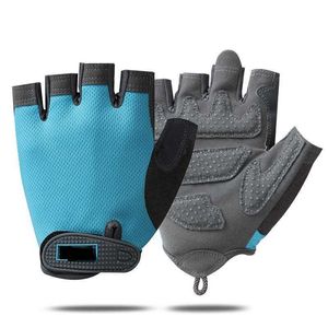 Mannen vrouwen leger tactische halve vinger ademend bescherming pad fietsen handschoenen sport klimmen fitness antislip rijden handschoenen J63 H1022