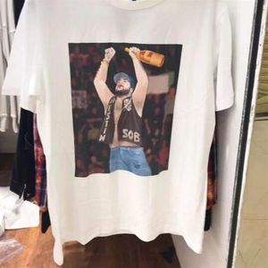 Hombres mujeres ASAP rock yams day tee hip hop rap tour camiseta de manga corta temperamento de alta calidad suelta Casual2720