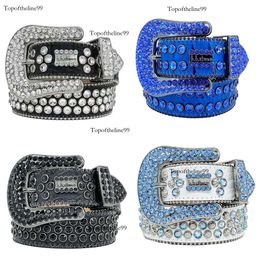 Men Women BB Simon Designer Belt Retro Needle Bebina Cinturas Diamond Origined Edición