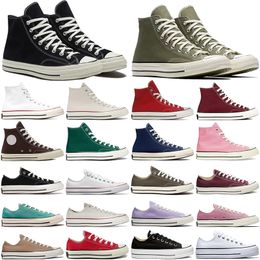 Heren Dames Canvas Casual Schoenen Ontwerper 1970 Chucks All Star Sneakers Conversities 70 70s Lederen Heren Trainers Zwart Wit Middernacht Marine Roze Dames Outdoor Sneaker