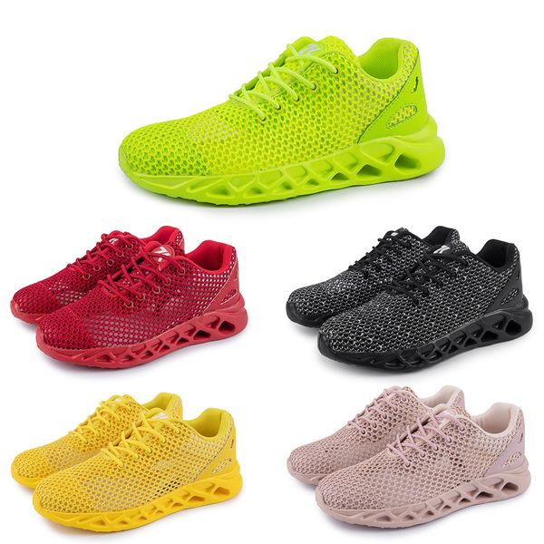 Hommes femmes chaussures décontractées respirant maille mode marche baskets coussin slip chaussure de sport