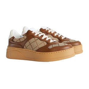 Heren dames casual schoenen nieuwe sportschoenen Klassiek bedrukte sneakers met veters ouderwetse bloem geborduurde schoenen bedrukt geweven sportplatform langzame wandelschoenen