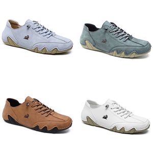 Hombres Mujeres Zapatos casuales Blanco Marrón Azul Gris Hombres Mujeres Clásicos Zapatillas deportivas Zapatillas deportivas Tamaño 35-45 GAI