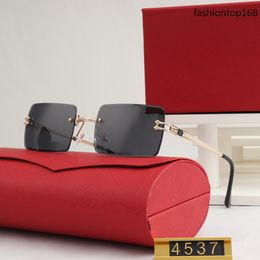 Hombres Mujeres Marca de lujo clásica Gafas de sol retro para mujer Gafas de diseñador Patas de metal Gafas de sol de diseñador Gafas casuales para mujer