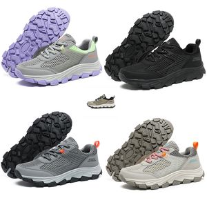 Chaussures de course classiques pour hommes et femmes, confort doux, noir, gris, beige, vert, violet, baskets de sport, taille GAI 39-44, color40