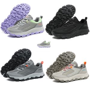 Chaussures de course classiques pour hommes et femmes, confort doux, noir, gris, beige, vert, violet, baskets de sport, taille GAI 39-44, color30