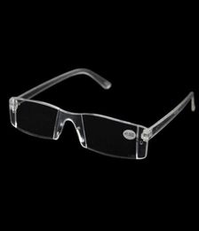 Hommes femmes lunettes de lecture claires en plastique transparent sans monture presbytie lecteur de poche RX lunettes optiques pour personnes âgées 1004007754449