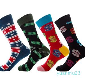 Hommes femmes chaussettes colorées heureux Anime hommes femmes Hip Hop drôle nouveauté Calcetines Skateboard basket-ball cyclisme course chaussettes de sport de rue