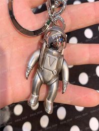 Männer Frauen Paar Designer Schlüsselbund Mode Herren Astronaut Schlüsselanhänger Halskette Anhänger Geburtstagsgeschenk Schlüsselanhänger Ring Geschenk für Wom9856042