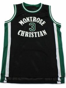 Hommes femmes personnalités tout nom n'importe quel nombre youth Custom xxs-6xl Kevin Durant Montrose Christian Black High School Basketball Jersey