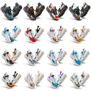 Hommes Femmes Custom Outdoor Chaussures Artoon Animal Design DIY MOT BLACK BLANC BLUE BLUE RED MANS TRACER 0339