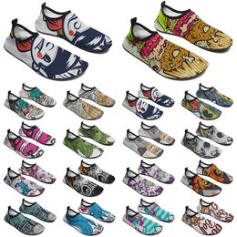 Hommes femmes chaussures personnalisées bricolage chaussure d'eau mode baskets personnalisées multicolore266 hommes formateurs de sport en plein air