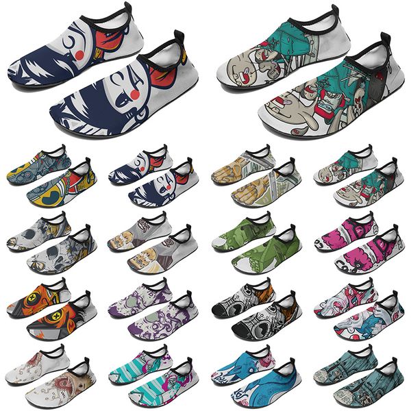 Hombres mujeres zapatos personalizados DIY agua zapato moda zapatillas personalizadas multicolor 418 hombres deporte al aire libre entrenadores
