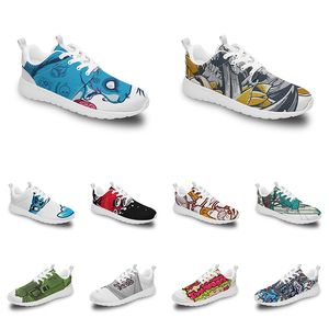 hommes femmes chaussures de sport personnalisées anime dessin animé animal conception bricolage mot noir blanc bleu rouge coloré en plein air mens trainer 286