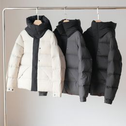 Mujeres Diseñador de lujo con capucha de lujo Down Real Puff Jackets Coat Invierno al aire libre a prueba de frío, manga larga, moda casual 3color Zipper logo con capucha con capucha