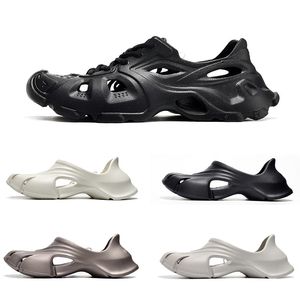 Hommes Femmes Designer Pantoufles Sandales Diapositives Slip-On Tongs Triple Noir Blanc Gris Jaune Voile Jaune Paresseux Slipper Slide Sandal Chaussures