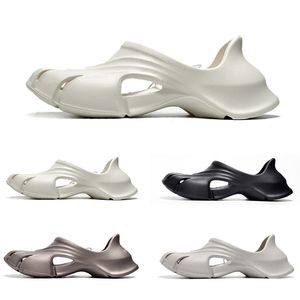 Hommes Femmes Designer Pantoufles Sandales Diapositives Slip-On Tongs Triple Noir Blanc Gris Jaune Voile Jaune Paresseux Slipper Slide Sandal Chaussures 36-45