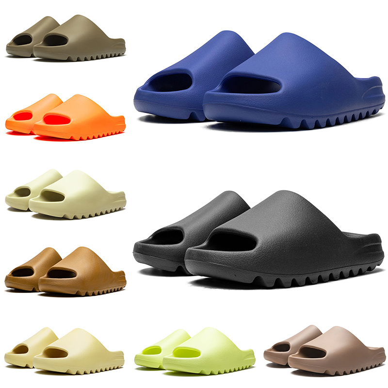 designer sandaler män kvinnor glider ben onyx öken sand lin jorden brun mineral blå glöd grön sten visning herr mode tofflor sommar utomhusskor