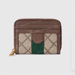 Hommes Femmes Designer Petit Portefeuille Titulaire de la Carte Zipper Bourse G Porte-Monnaie Clé Pochette Titulaire de la Carte Portefeuilles Courts