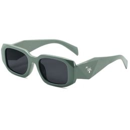 Mentes de soleil de créateurs de créateurs Fashion Classic Eyeglass Goggle Outdoor Beach Sun Sunes For Man Woman 11 Color Facultatif Triangulaire Signature Haute qualité