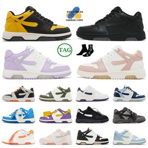 Hommes Femmes Designer Top Qualité Hors Bureau Baskets Chaussures Low Vintage Offs Plateforme Athlétique Noir Blanc Rose Lilas Mocassin Plat Ooo Lows Entraîneurs Occasionnels