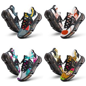 MEN Women Diy Custom Designer Shoes Low Top Canvas Skateboard Sneakers Triple Black Customization UV Printing Sports Sneakers XUEBI 1008-00159